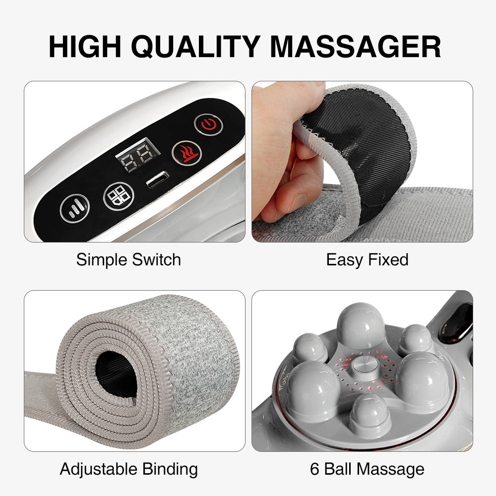 Automatic Abdominal Massager Multiple-use For Waist And Abdomen Back Neck And Legs 3 Modes For Home Or Office Use